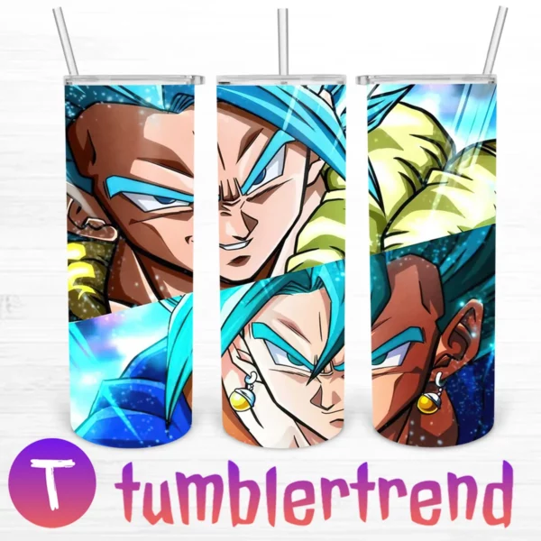 Gogeta And Vegito 20oz Tumbler Skinny