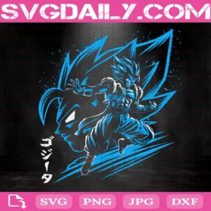 Goku Blue Svg, Super Saiyan Blue Svg