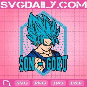 Goku Face Svg, Goku Svg