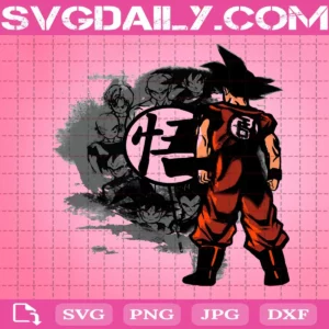 Goku Svg, Saiyan Svg