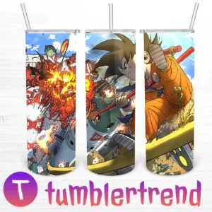 Goku Vs Red Ribbon Army Skinny 200oz