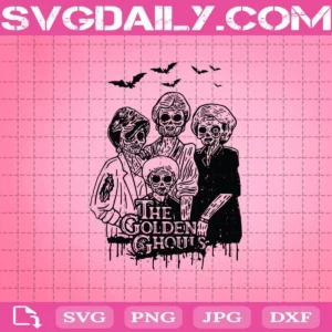 Golden Ghouls Halloween Svg