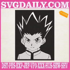 Gon Freecss Hunter x Hunter Embroidery Design