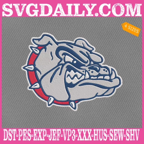 Gonzaga Bulldogs Embroidery Machine