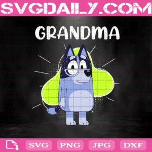 Grandma Bluey Svg