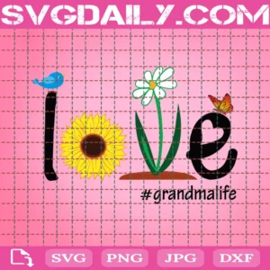 Grandma Love, Grandmalife Clipart Shirt