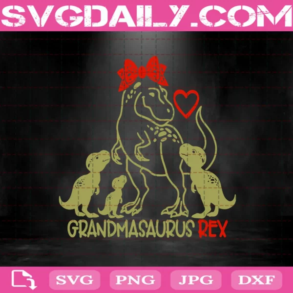 Grandma Saurus Mother'S Day Svg