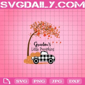 Grandmas Little Pumpkins Svg