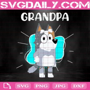 Grandpa Bluey Svg