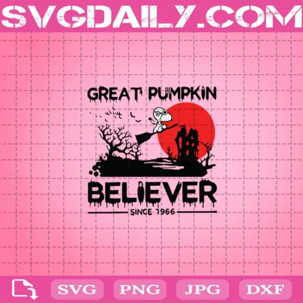 Great Pumpkin Believer Since 1966 Svg