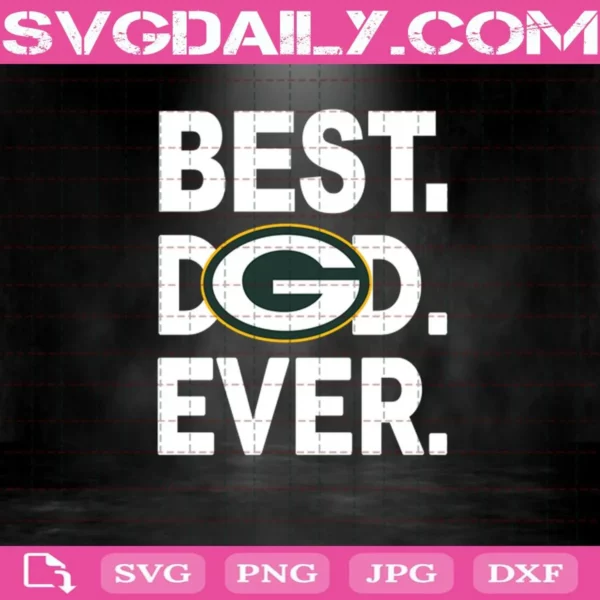 Green Bay Packers Best Dad Ever Svg
