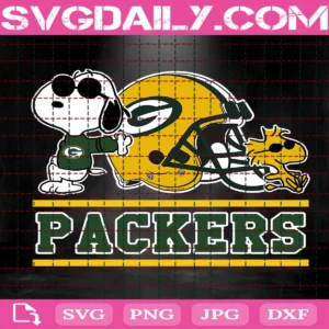 Green Bay Packers Snoopy Svg