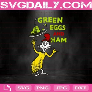Green Eggs And Ham Dr Seuss Svg