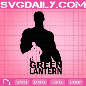 Green Lantern Man Svg