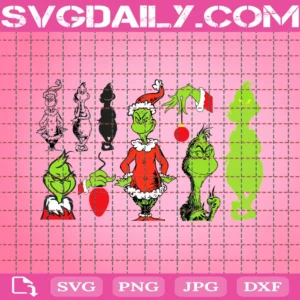Grinch Christmas Bundle Svg