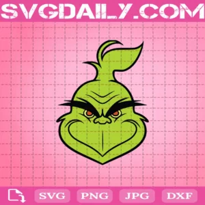 Grinch Face Svg, Grinch Svg
