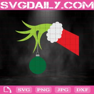 Grinch Hand Svg, Christmas Svg