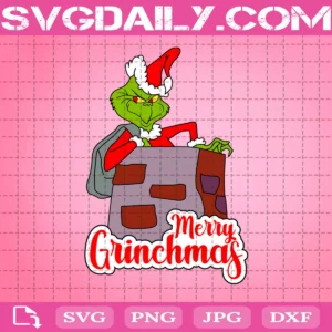 Grinch Santa Claus Svg