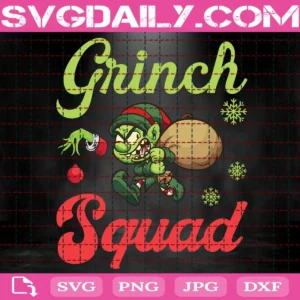 Grinch Squad Svg