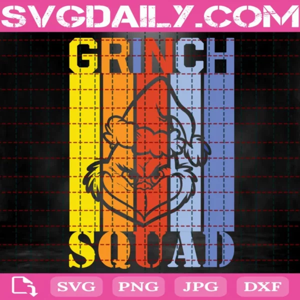 Grinch Squad Svg