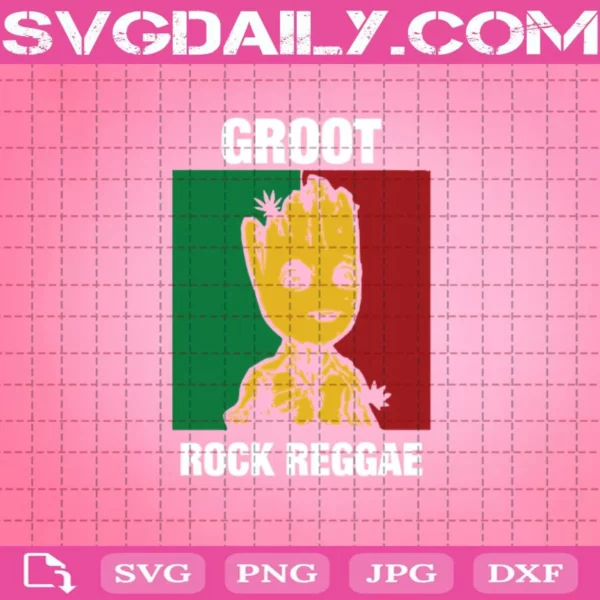 Groot Rock Reggae Svg