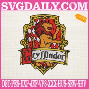 Gryffindor Embroidery Files