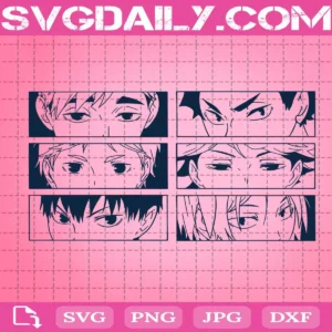 Haikyuu Characters Svg
