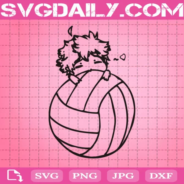 Haikyuu With Volleyball Svg