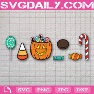 Halloween Candy Pack Bundle Svg Free