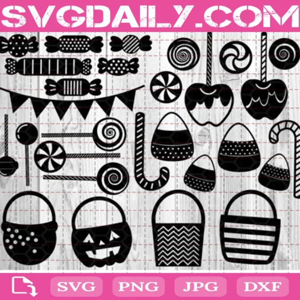 Halloween Candy Sweets Svg Free