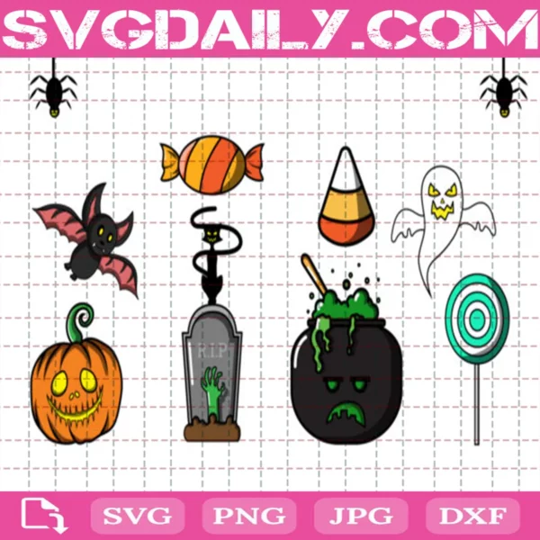 Halloween Element Bundle Svg Free