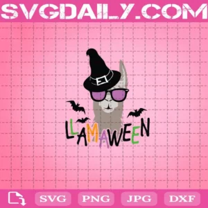 Halloween Svg, Llamaween Svg