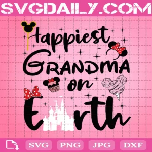 Happiest Grandma On Earth Svg