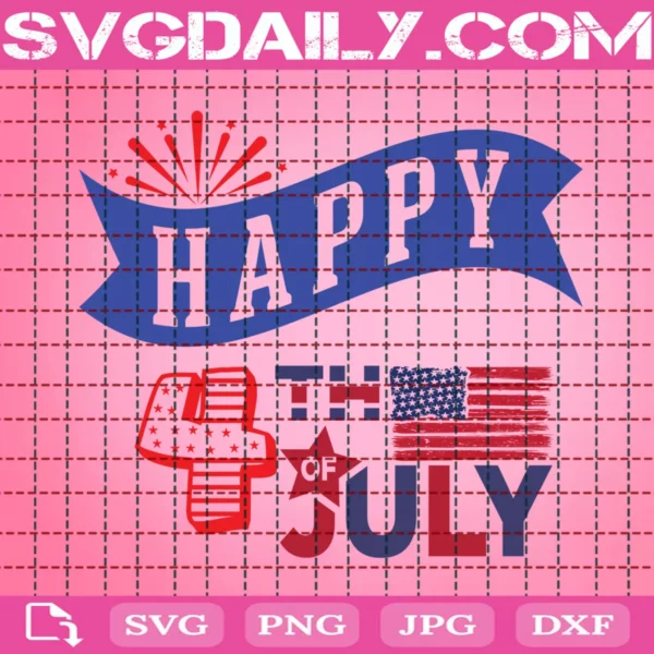 Happy Independence Day Svg