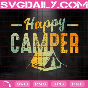 Happy Camper Svg