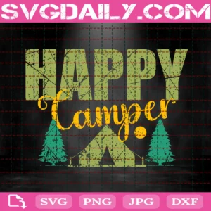 Happy Camper Svg