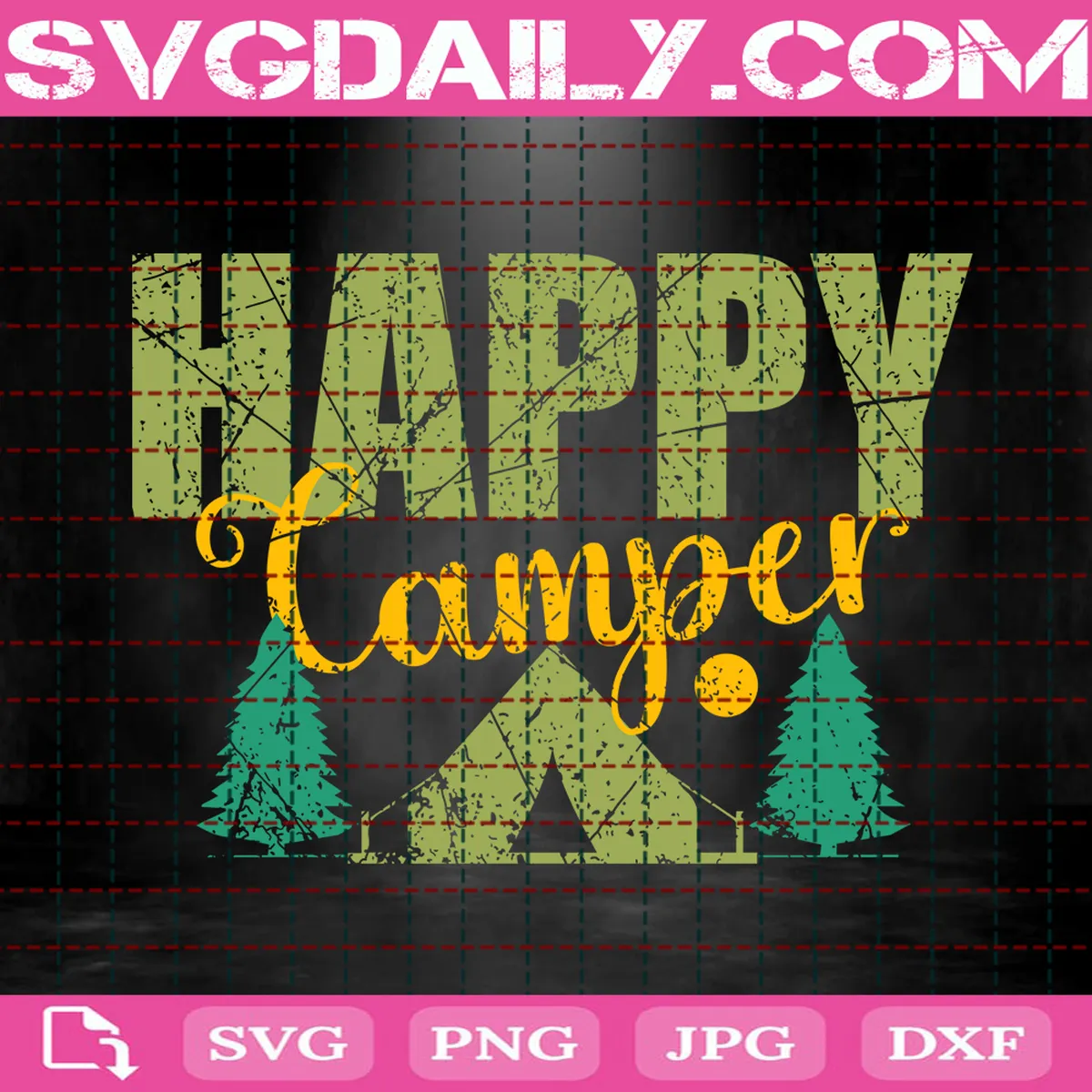 Free Happy Camper svg