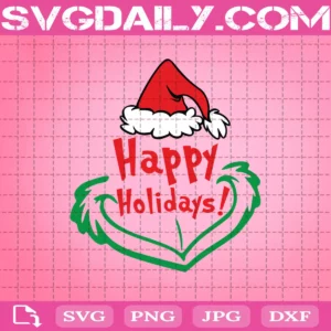 Happy Holidays Svg