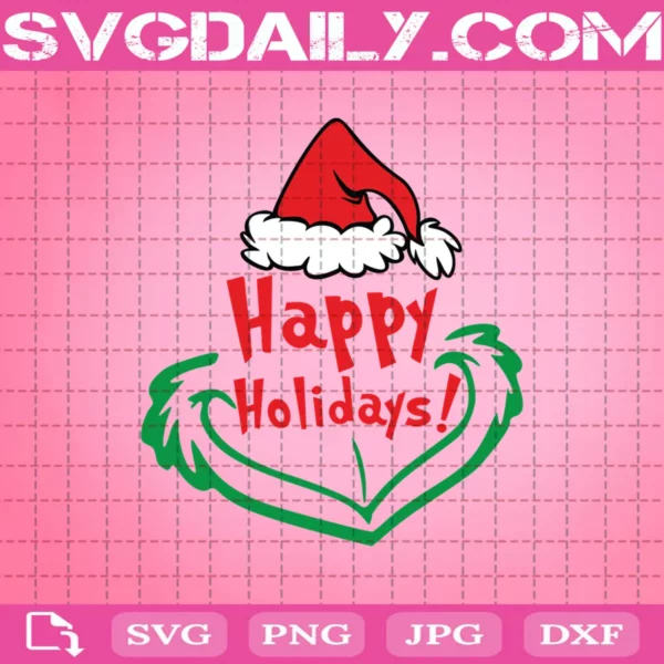 Happy Holidays Svg
