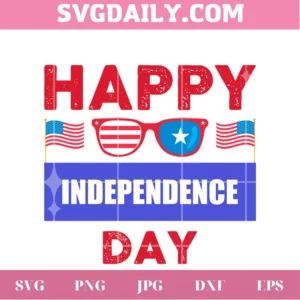 Happy Independence Day Svg