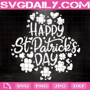 Happy St Patricks Day Svg