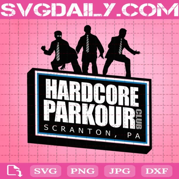 Hardcore Parkour Club Svg