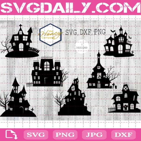 Haunted House Bundle Svg Free - Svgdaily Daily Free Premium Svg Files