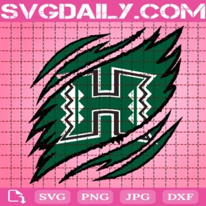 Hawaii Rainbow Warriors Claws Svg