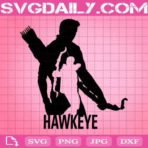 Hawkeye Silhoutte Svg