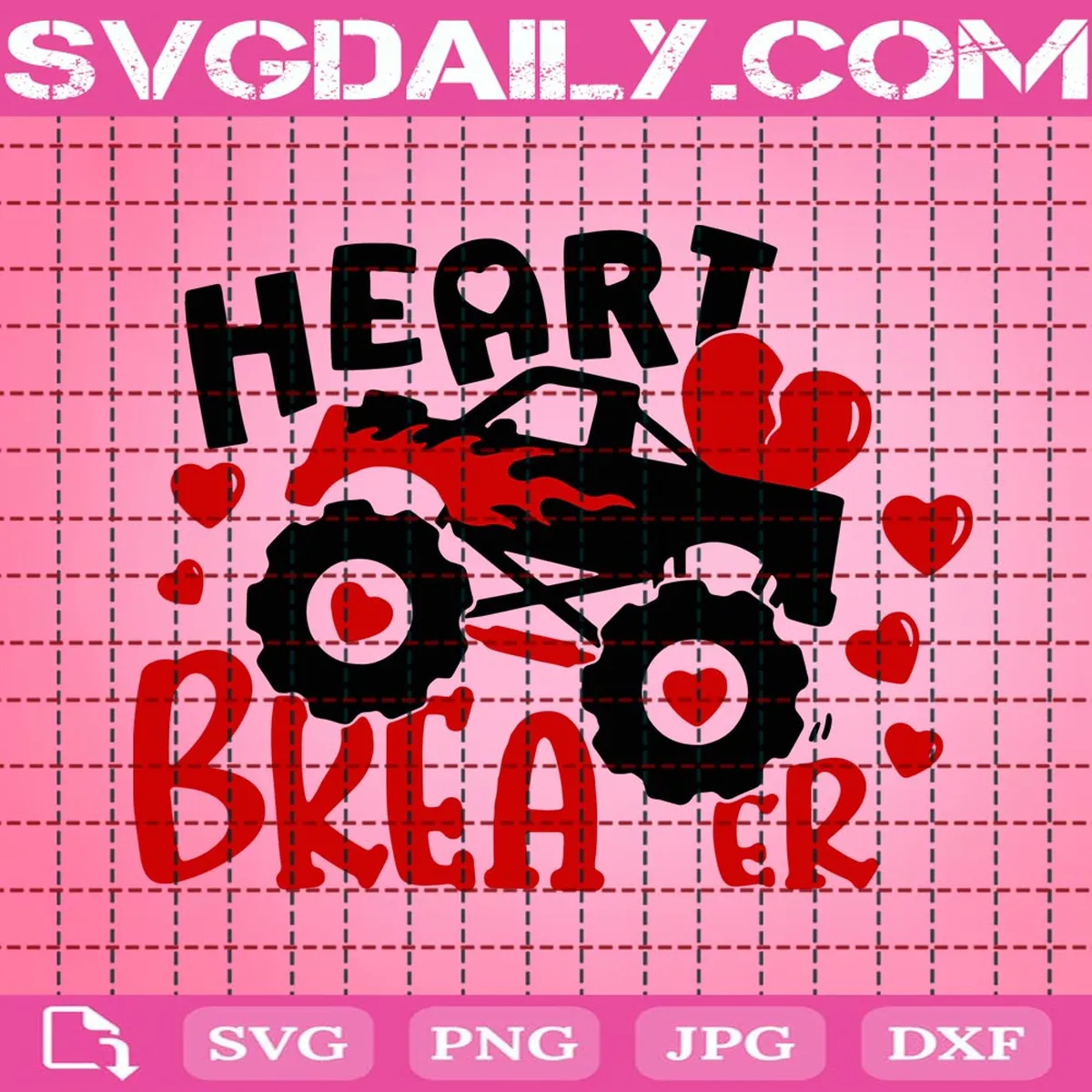 Heart Breaker Valentines Svg