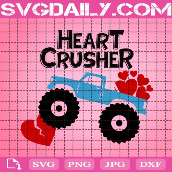 Heart Crusher Svg