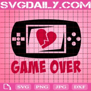 Heart Game Over Svg