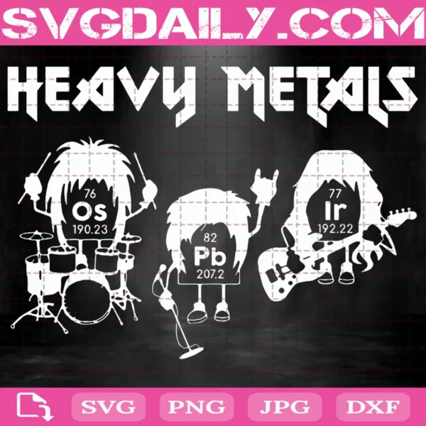 Heavy Metals Rocks Chemistry Png Svg
