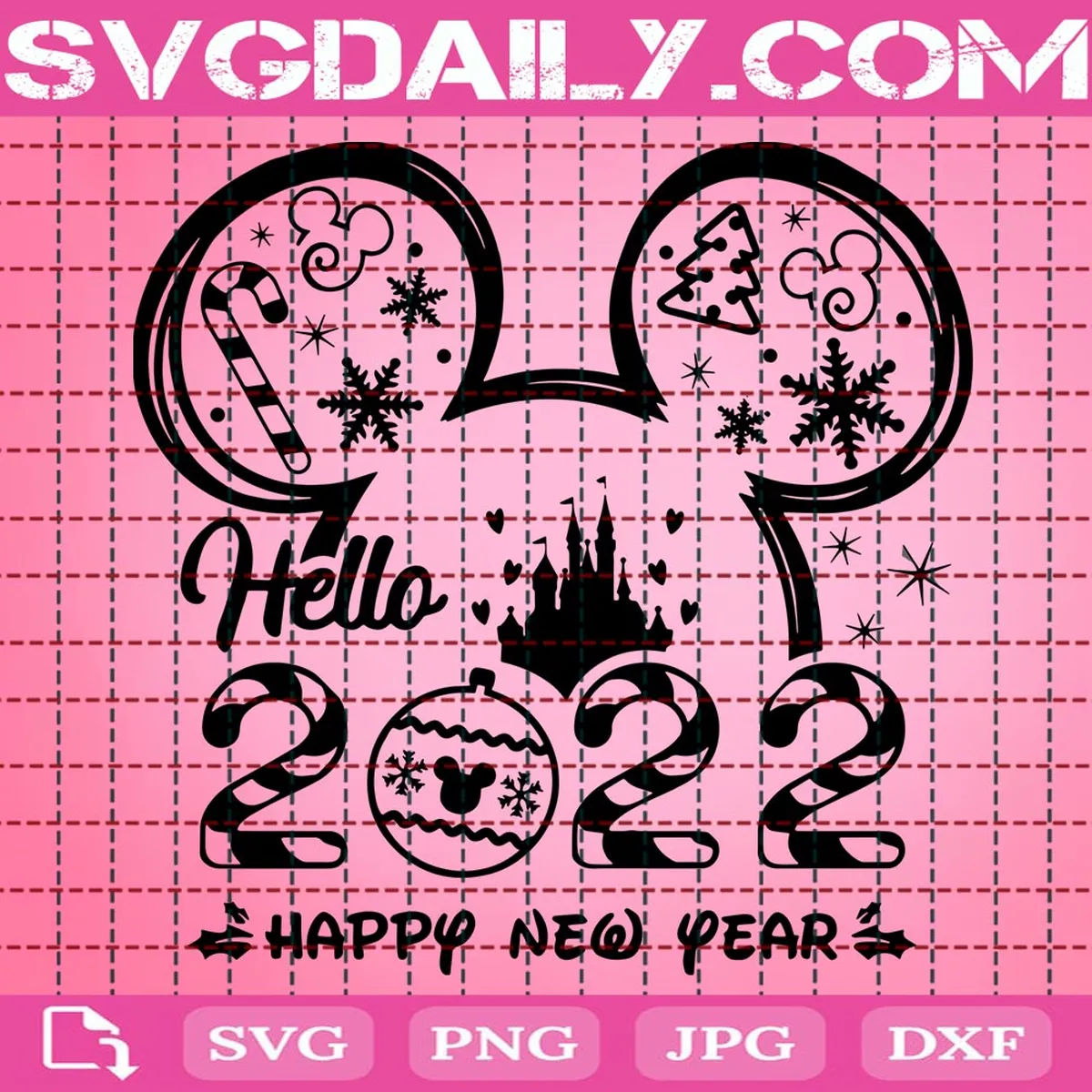 Happy New Year Svg